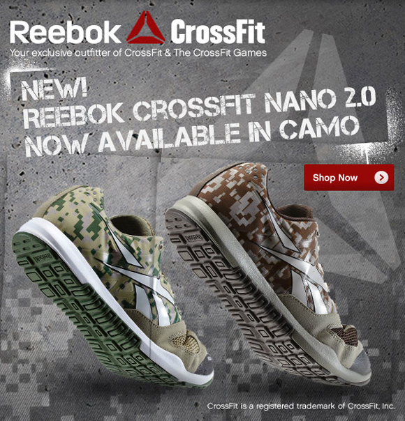 Reebok Crossfit Nano 2.0 in Camo |