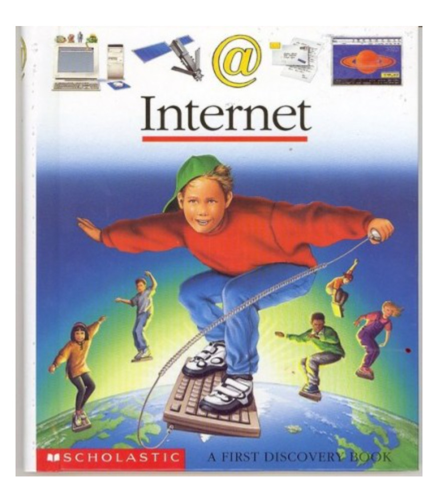 Scholastic Book Cover of Kid Surfing the Internet